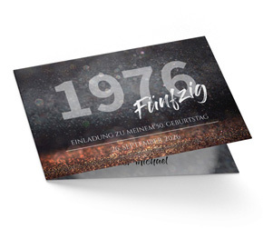 Einladung zum 50 Geburtstag Jahreszahl