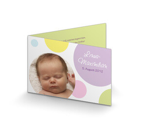 Babykarte Trendy online erstellen