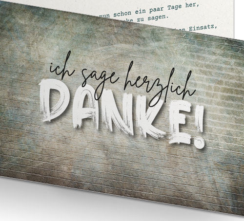 Geburtstag Danksagungskarten „O’zapft Is!“ – 10 Stück, Blau, DIN Lang, Inkl. Textdruck