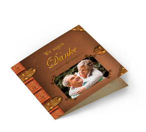 Einladung zur Goldhochzeit Altes Buch