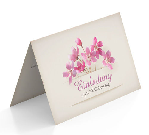 Einladung zum Geburtstag Stilvoll