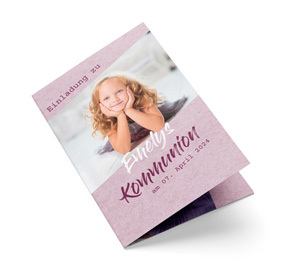 Einladung Kommunion Freude