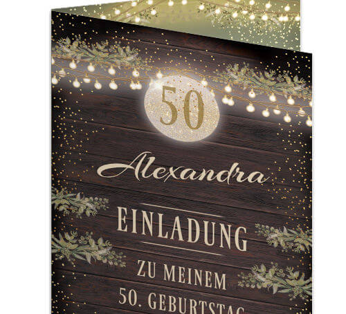 Einladung Zum 50 Geburtstag Scheunenfest