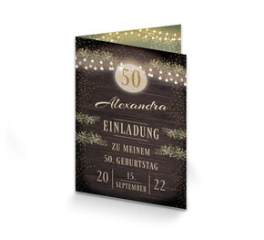 Einladung zum 50 Geburtstag Scheunenfest