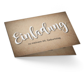 Einladung zum Geburtstag Vintage