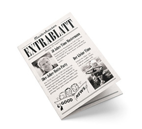 Einladung zum Geburtstag Zeitung