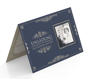 Einladung zur Goldenen Hochzeit Altenglisch