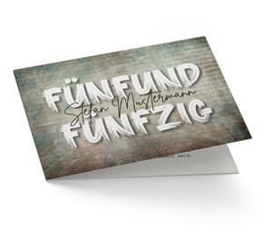 Einladung zum 55. Geburtstag Schnapszahl