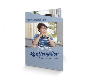 Einladungskarte Konfirmation Hoffnung