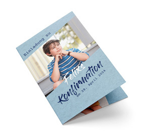 Einladungskarte Konfirmation Hoffnung