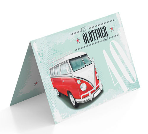 Geburtstagseinladung Oldtimer