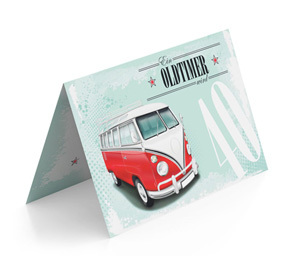Einladung zum 40. Geburtstag Oldtimer