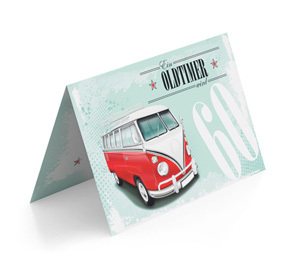 Einladung zum 60. Geburtstag Oldtimer