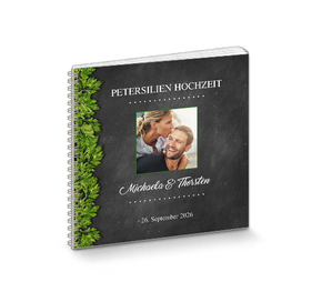 Gästebuch Petersilienhochzeit Tafel