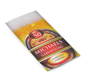 Geburtstagseinladung Bier
