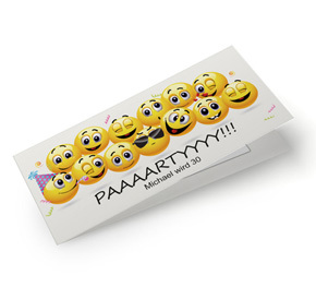 Geburtstagseinladung Emoticons