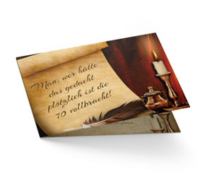 Geburtstagseinladungskarte Mittelalter