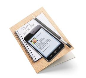 Geburtstagseinladungskarte SMS