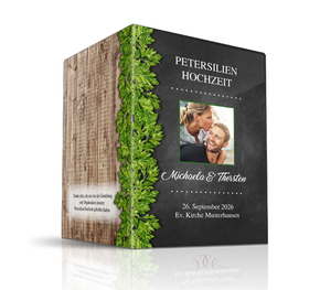 Kirchenheft Petersilienhochzeit Tafel