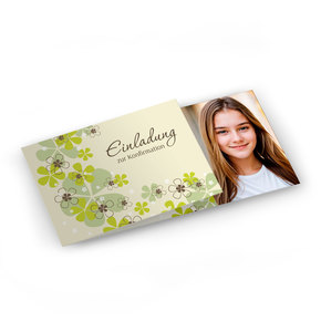 Einladung Konfirmation Blütenregen
