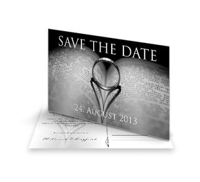 Save The Date Karte Just Married