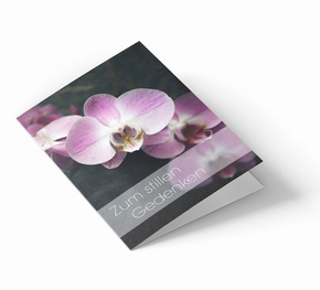 Sterbebild Orchidee