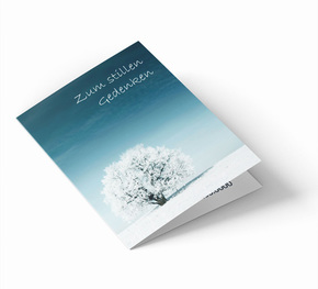 Sterbebild Winterlandschaft