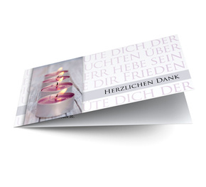 Danksagung Trauer Teelichter