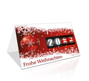 Weihnachtskarte Countdown