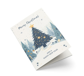 Weihnachtskarte Geschäftlich Christmas Tree