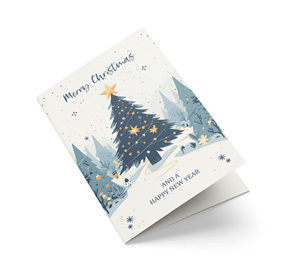 Weihnachtskarte Geschäftlich Christmas Tree