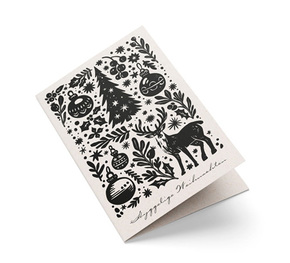 Weihnachtskarte Geschäftlich Hygge