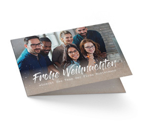 Weihnachtskarte Geschäftlich Team