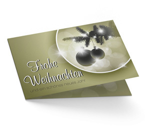 Weihnachtskarte Geschäftlich Vintage