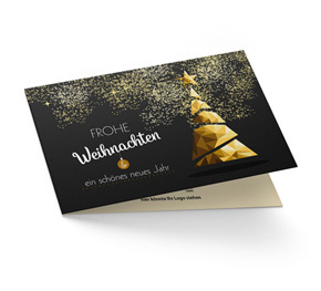 Weihnachtskarte Geschäftlich Weihnachtsbaum