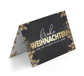 Weihnachtskarte Geschäftlich Weihnachtsfunkeln