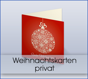 Weihnachtskarten privat